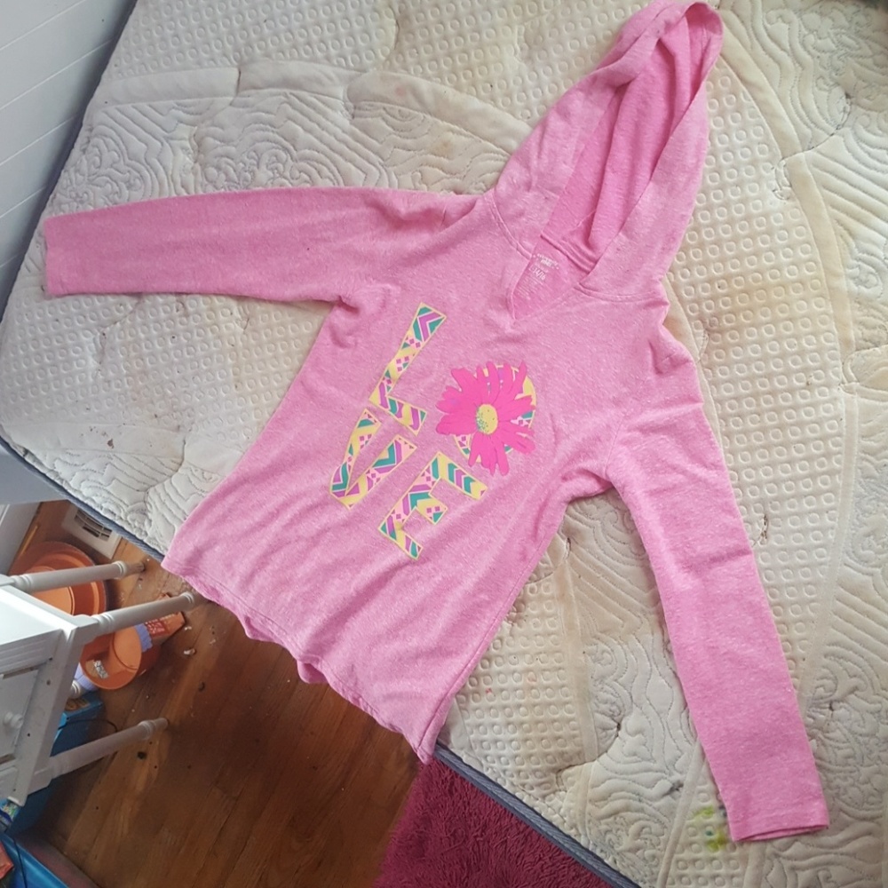 Pink hoodie